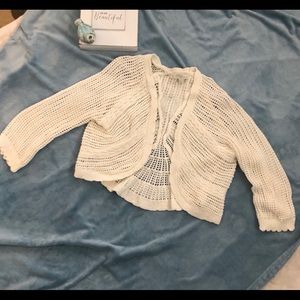 Crocheted sweater